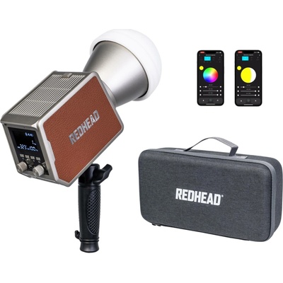 Redhead LumaPro 100W - Integrovaná baterie 66,6Wh Integrovaná baterie, USB-C, RGB 360° HSI