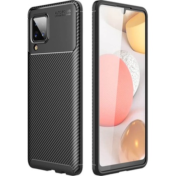Image 1 of GKK Силиконов Калъф за Samsung A12, New Carbon Case, Черен (5903396177392)