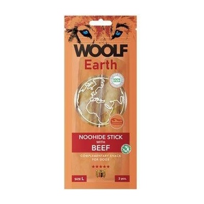 WOOLF Earth poh. NooHide L Sticks with Beef 85g