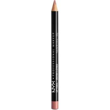 NYX Professional Makeup Slim Lip Pencil кремообразен и дълготраен молив за устни нюанс 858 Nude Pink