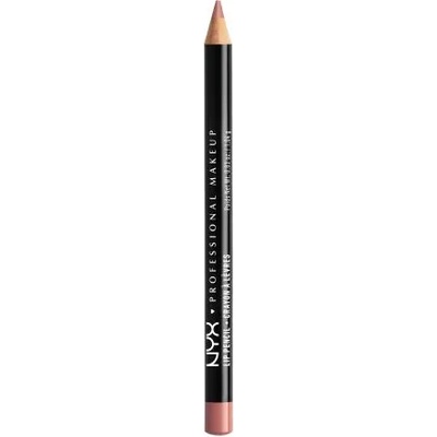 NYX Professional Makeup Slim Lip Pencil кремообразен и дълготраен молив за устни нюанс 858 Nude Pink