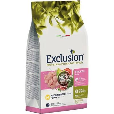 Exclusion Puppy Medium kuřecí 3 kg