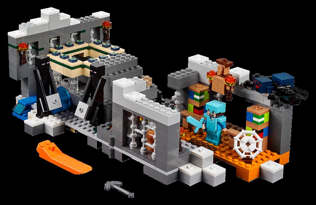 How To Build An End Portal In Minecraft Lego Minecraft 21124 The