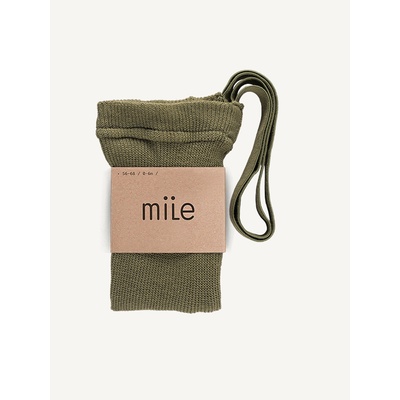 Mile Pančuchy s trakmi bylinkovozelená