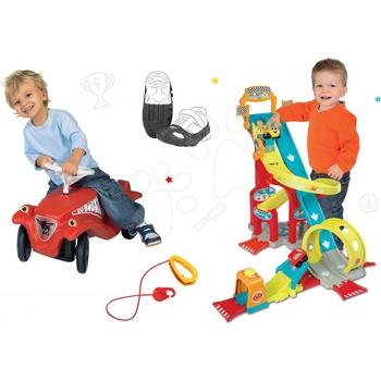 Smoby set elektronická autodráha Mega Jump Vroom Planet odrážedlo a návleky