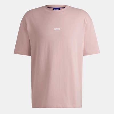 Hugo Тениска Hugo Men's Regular Fit Logo Back T-Shirt - Lt Pas Pink 680