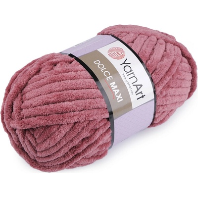 Stoklasa Pletací žinylková příze Dolce Maxi 200 g Balení: 1 ks, Varianta: 9 (751) starorůžová 9 (751) starorůžová