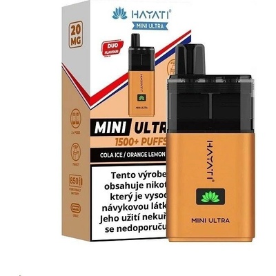 Hayati Mini Ultra Cola Ice Orange Lemon & Lime 20 mg 1500 potáhnutí – Zboží Dáma