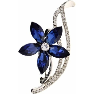 Amparo Miranda Brošňa Flower BR0275 modrá