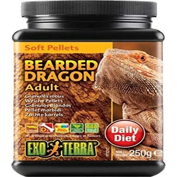 Image 1 of Hagen SOFT PELLETS - BEARDED DRAGON - Adult - храна за пораснали агами, меки гранули - 250 g - ГЕРМАНИЯ - PT3217