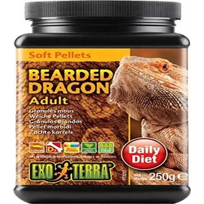 Hagen SOFT PELLETS - BEARDED DRAGON - Adult - храна за пораснали агами, меки гранули - 250 g - ГЕРМАНИЯ - PT3217