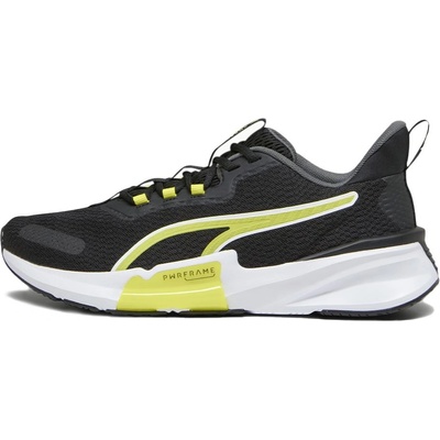 PUMA Power Frame Training Shoes Black/Yellow - 44.5