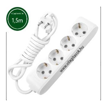 Image 1 of Panasonic 4 Plug 1,5 m (WLTA0441-2WH)