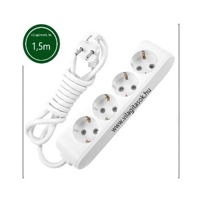 Panasonic 4 Plug 1,5 m (WLTA0441-2WH)