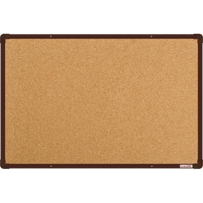 BoardOK tabule korek 90 x 60 cm hnědý rám