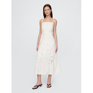 GAP Ленена макси рокля GAP GAP | Byal | ЖЕНИ | XXS