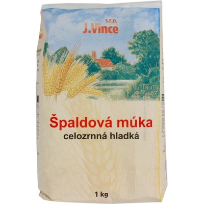 J.Vince Špaldová mouka celoz. hladká 1000 g