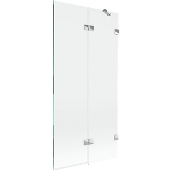 Mexen Lunar двукрилен параван за вана десен 90 x 150 см, прозрачен, хром - 897-090-100-01-00-P (897-090-100-01-00-P)