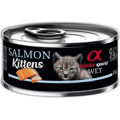 Alpha Spirit Kitten Salmon 85 g