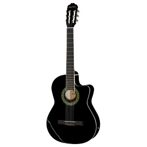 Harley Benton CG200CE-BK Classical Guitar
