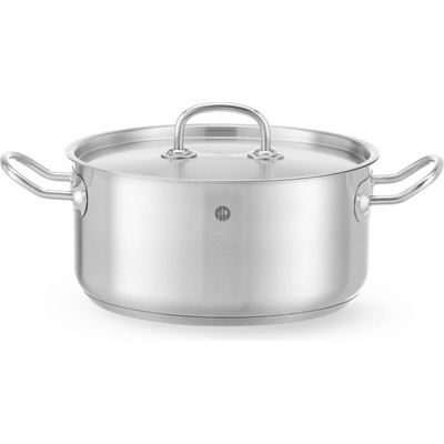 Hendi Nízký hrnec s poklicí 240 mm, 5l Kitchen Line