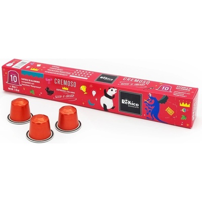 Rekico Nespresso Cremoso hliníkové kapsule 10 ks