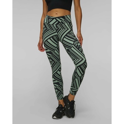 Casall Essential Printed Tights Zeleno-čierne