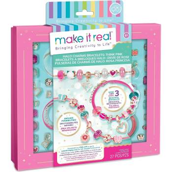 Make It Real Творчески комплект Make it Real - Направи си розови гривни с висулки (1722)