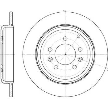 Brzdový kotúč REMSA 6330.00