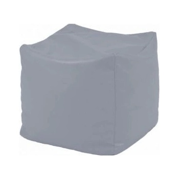 Image 1 of PUFRELAX Пуф, 80л. , Табуретка Куб - Panama Grey, Перящ се калъф, Водоустойчив, Пълнеж от Полистиролни перли (PUF-G-C-PEX-GRE)