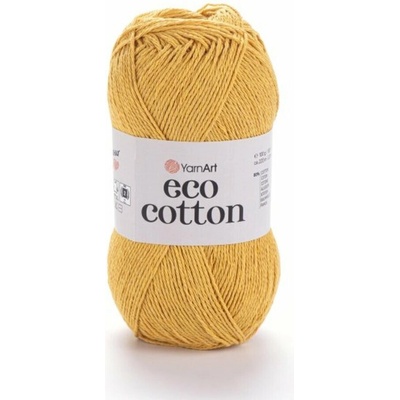 Yarn Art příze Eco Cotton_764 žlutá