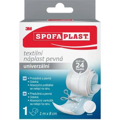 3M Spofaplast 264 Pevná textilní náplast 1 m x 8 cm 1 ks