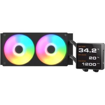 Image 1 of Cougar gaming COUGAR Poseidon Vistek Pro ARGB 240 AiO Liquid Watercooling - Black (CGR-PSDVPRGB-B-240)