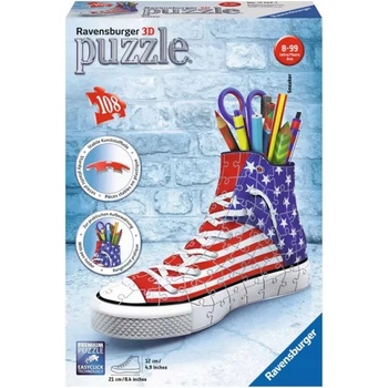 Ravensburger 3D puzzle Kecka vlajkový design 108 ks