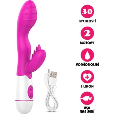 VšeNaSex.cz Silikonový USB Narcissus růžový