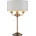 Endon Lighting 98932 - Настолна лампа HIGHCLERE 3xE14/18W/230V бяла/месинг Ø 32 см (EN0183)