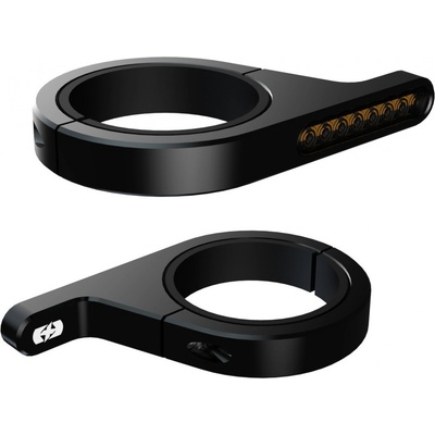 Blinkry na trubky přední vidlice DarkTurner, OXFORD (black)