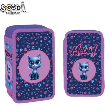 S-Cool Несесер s-cool с 3 ципа, 39 части meow