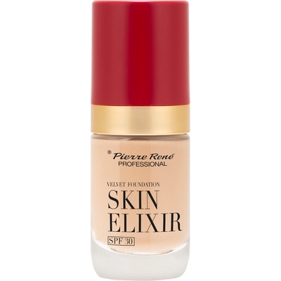 Pierre René Velvet Effect zamatový make-up SPF30 no. 01 Ivory nude 25 ml