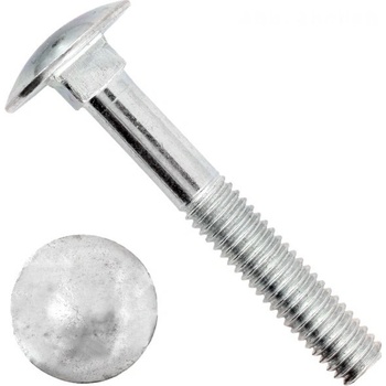 Skrutka vratová metrická DIN 603 M5x35 Zn