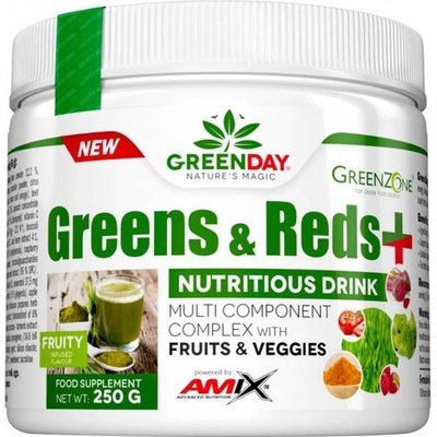 GreenDay Amix Greens & Reds 250 g Fruity