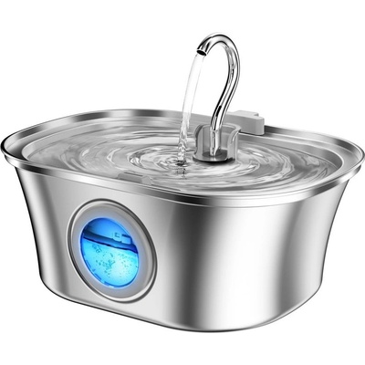 Petwant PWS 119 štýlová fontána pre domáce zvieratá z nerezovej ocele