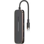 USAMS адаптер HUB + + HDMI, черен (Usa001181)