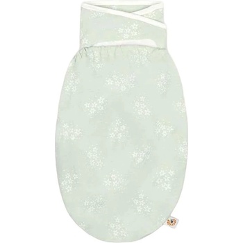 Ergobaby Памучна пелена Ergobaby - Swaddler, Tog 0.5, Starry Mint (SWASTRMNT)