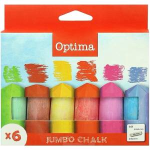 Optima Асфалтова креда OPTIMA Jumbo 6 броя 100085 (100085)