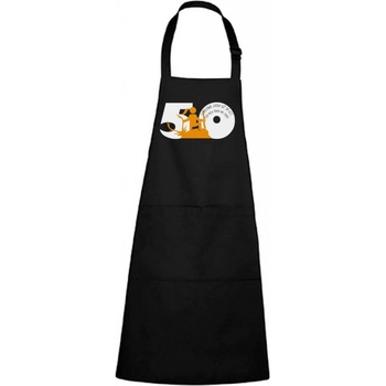 Dobrý Triko Zástěra s potiskem Jsem střelená 50 let Černá