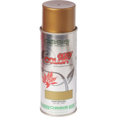 Oasis 400 ml metalický sprej zlatý