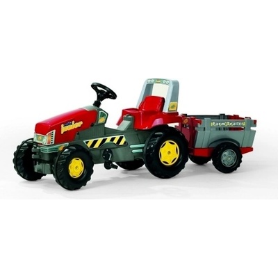 Rolly Toys Rolly Toys Šlapací traktor Rolly Juniors vlečkou červený – Sleviste.cz