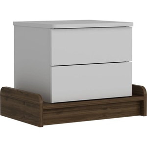 ASIR GROUP Бяло нощно шкафче Marina - Kalune Design (875ZNA3404)