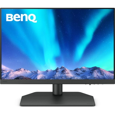 Монитор за фото и видео редактиране BenQ SW242Q, 24.1", IPS, 2K, HDR10 (BENQ-MON-SW242Q)